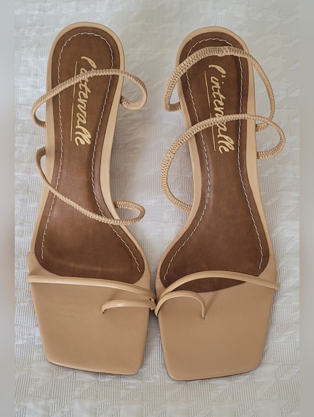 L'intervalle Leather Wedge Sandal